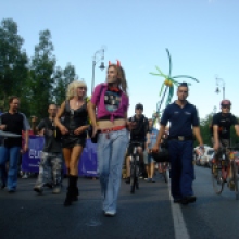 Participants in parade (2007).